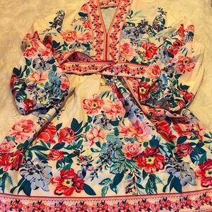 SundayUp Floral Dress with Tie